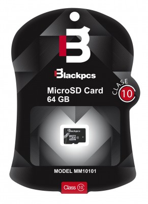 Memoria Micro SD Blackpcs MM10101-64